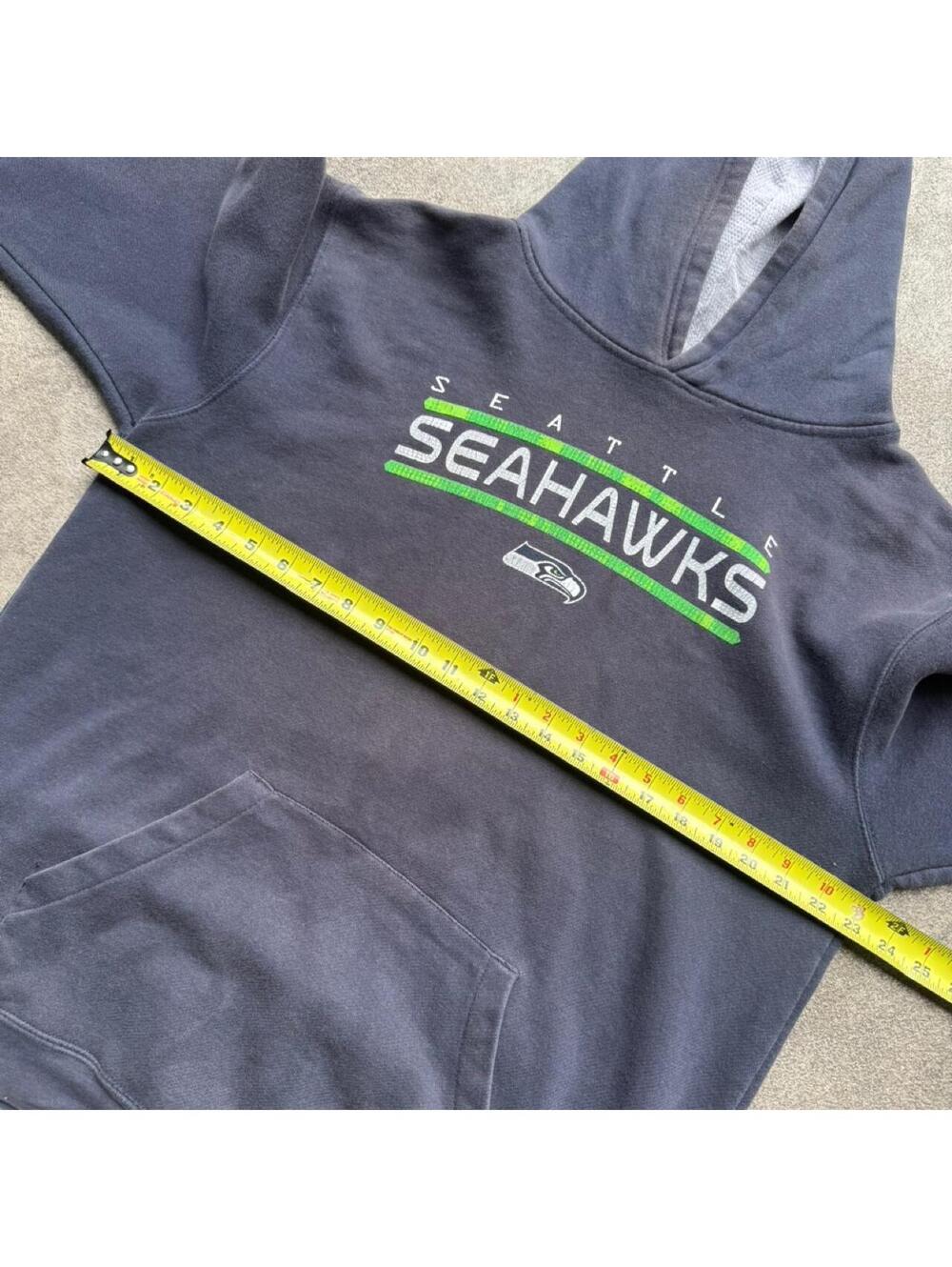 NFL Men's Black and Navy Hoody - Picture 3 of 5